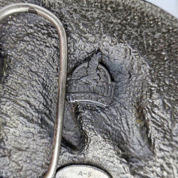 Vintage 90's Siskiyou Belt Buckle Horse Rodeo Western Cowboy Enamel Statement - Picture 4 of 5